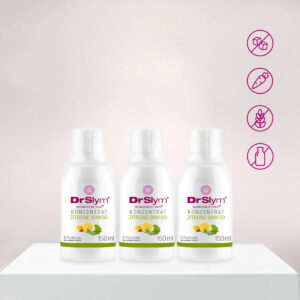 DrSlym Konzentrat Zitrone-Ginkgo 150ml - 3er Paket